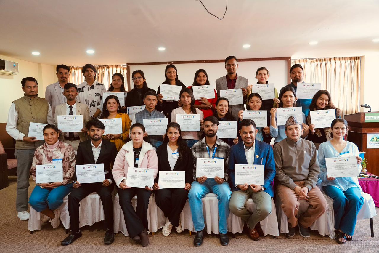 जलवायु शासनसम्बन्धी चार दिने क्षमता अभिवृद्धि तथा प्राविधिक तालिम सम्पन्न