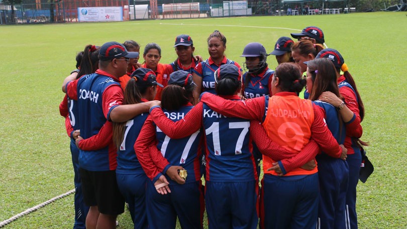 महिला विश्वकप छनोट एसिया क्षेत्रको तेस्रो खेलमा यूएईविरुद्ध नेपाल बिजयी