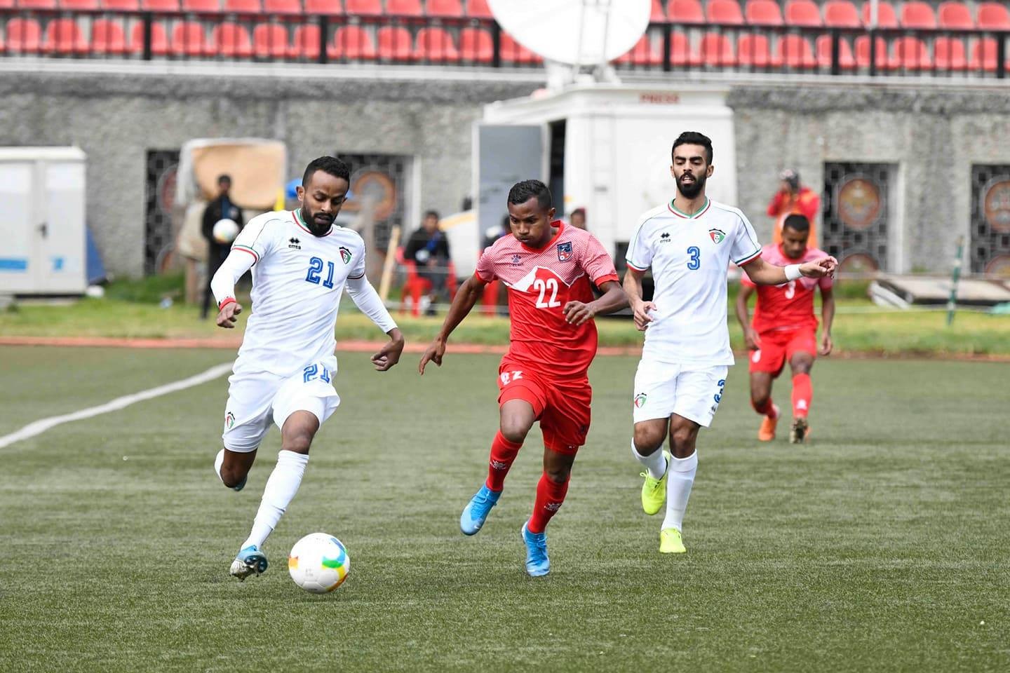 नेपाल कुवेतसँग १–० ले पराजित