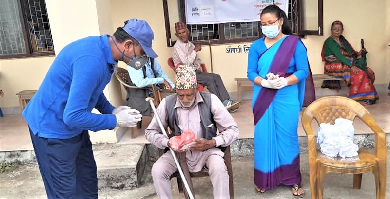 ७० वर्षमाथिकालाई घरमै जाँच तथा उपचार