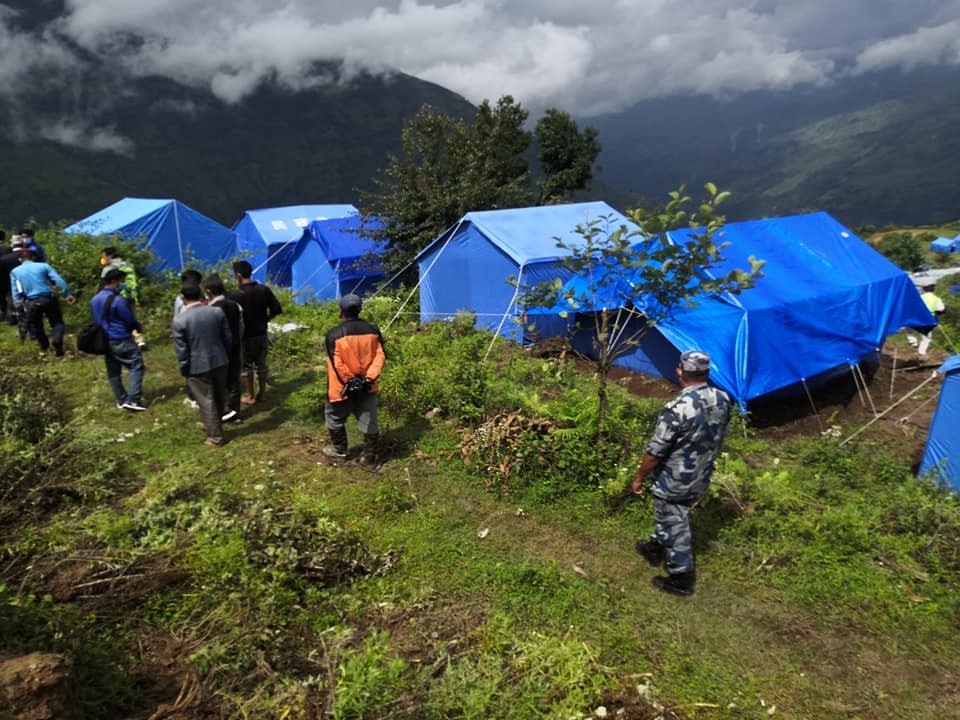 सुरक्षित स्थानमा सर्न थाले लिदीका पहिरो प्रभावित