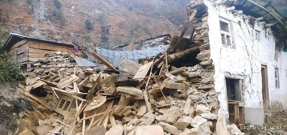 भूकम्प प्रभावितलाई अस्थायी आवास बनाउन सरकारले प्रतिपरिवार ५० हजार रुपैयाँ दिने