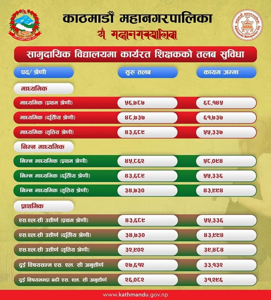 नीजि विद्यालयका शिक्षकलाई सामुदायिक सरह तलब दिन बालेनको निर्देशन