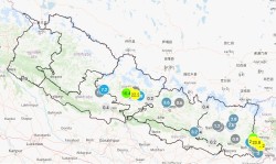 पछिल्लो एक घण्टामा कास्की, लम्जुङ र धनकुटामा सबैभन्दा धेरै पानी पर्‍यो