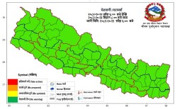 भोलि र पर्सि लुम्बिनी, कर्णाली र सुदूरपश्चिमका पहाडी तथा तराई भू-भागमा चट्याङ्गसहित पानी पर्ने