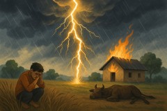 नेपालमा प्राकृतिक विपत्तिमा चट्याङ : दोस्रो ठूलो प्राणघातक कारण, १० वर्षमा ७६२ को मृत्यु
