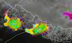 नुवाकोट, लमजुङ, स्याङ्जा र बर्दियामा ठूलो पानी पर्दै