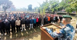 भ्रामक र मिथ्या सूचनालाई चिरेर राज्यले लिएको लक्ष्य प्राप्तीका लागि एक हुन सशस्त्र प्रहरी महानीरिक्षक अर्यालको आग्रह