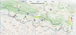 मधेस प्रदेशको धनुषा र महोत्तरी सीमा क्षेत्रमा सबैभन्दा धेरै पानी पर्‍यो