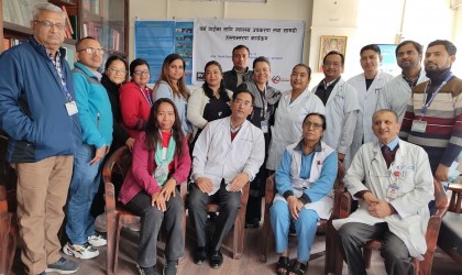 शिक्षण अस्पतालको बर्न वार्डका लागि उपकरण हस्तान्तरण