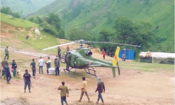 बारेकोटका पहिरो प्रभावितको गुनासोः हेलिकप्टर आयो, तर राहत आएन