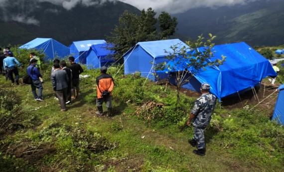 सुरक्षित स्थानमा सर्न थाले लिदीका पहिरो प्रभावित