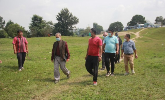 द्रुत मार्ग विवादको चुरो खोज्दै योजना आयोगका उपाध्यक्ष स्थलगत निरीक्षणमा