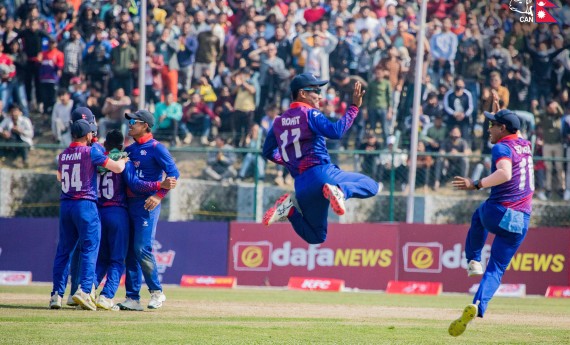 नेपालद्वारा पीएनजी ५२ रनले पराजित