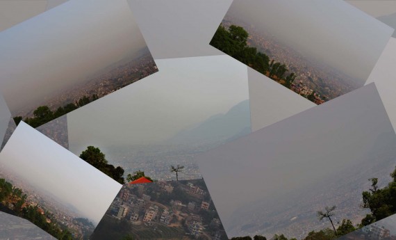 प्रदूषणले छोपेको काठमाडौँ (तस्बिरहरू)