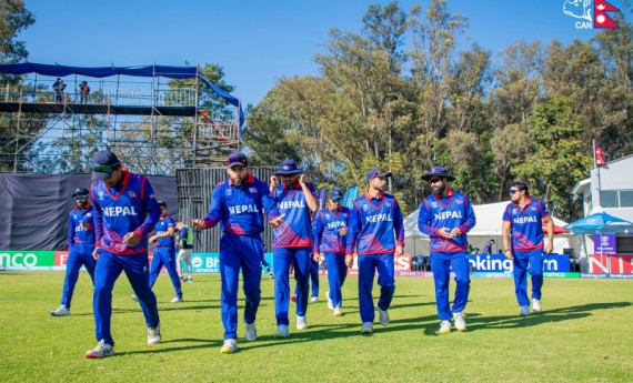 इमर्जिङ टिम्स एसिया कप क्रिकेट: नेपाल यूएई 'ए'सँग पहिले बलिङ गर्दै