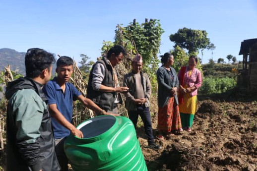 तेह्रथुमको लालीगुराँस नगरपालिकामा अर्गानिक कृषि अभ्यास