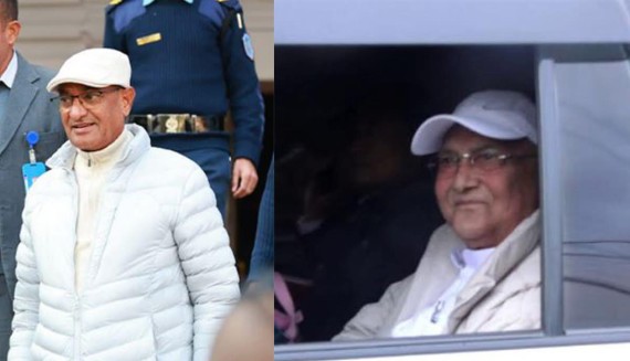 पूर्व प्रधानमन्त्री ‌ओली र पूर्व गृहमन्त्री लेखक पक्राउ