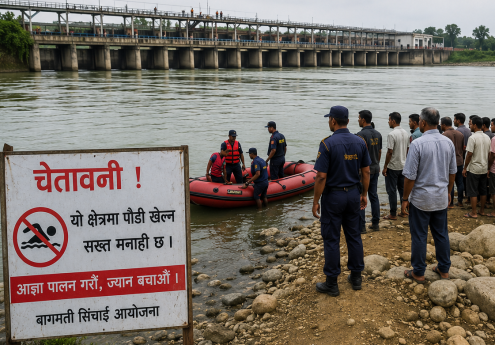 बागमती नदीले बगाएर बेपत्ता भएका दुई युवक मृत फेला