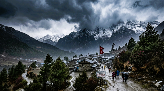 आज कर्णाली र सुदूरपश्चिमका एकदुई स्थानमा ठूलो पानी पर्ने