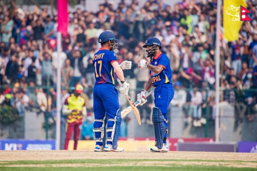 वेस्ट इन्डिज ‘ए’ सँगको पहिलो टी ट्वान्टी क्रिकेटमा नेपाल विजयी