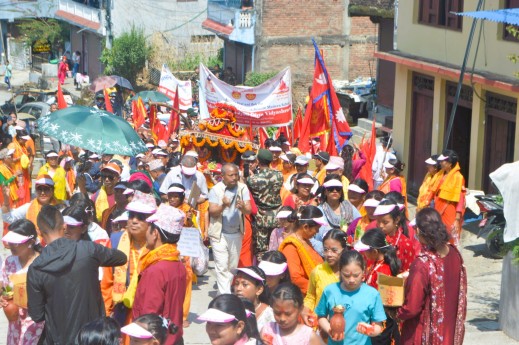गोरखाको गोरखानाथ मन्दिरमा सवा लाख रोट महोत्सव सुरु