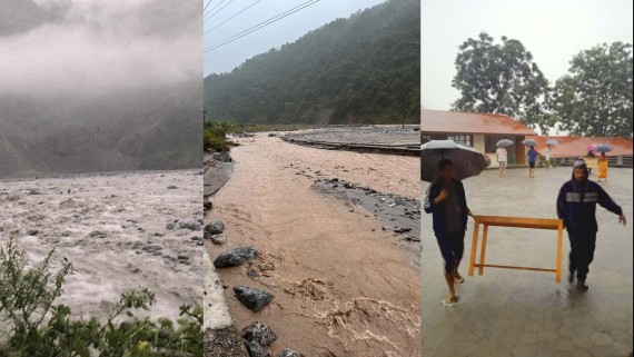 मेलम्चीमा बाढीको त्रास, सरस्वती मावि उच्च जोखिममा