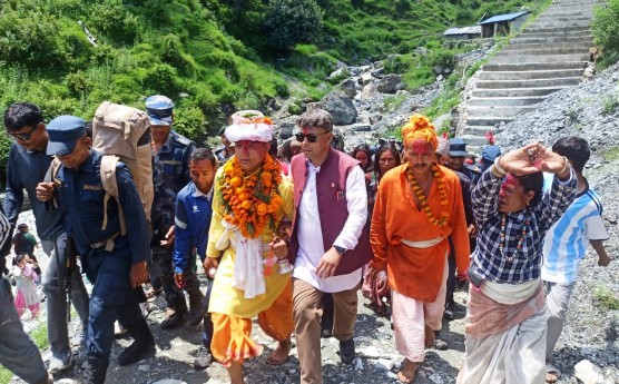 मुगुमा छायाँनाथ धामको तीर्थयात्रा सुरु