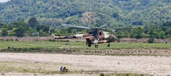 नेपाली सेनाद्वारा बागमती ड्याममा मनसुनजन्य विपद् प्रतिकार्य तयारी अभ्यास