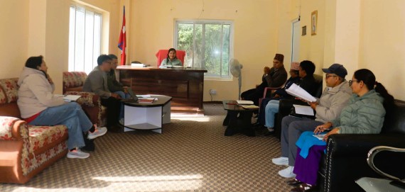 सल्यानको शारदामा मानव मलमूत्र व्यवस्थापनका लागि छलफल 