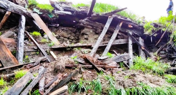 मुगुमा निरन्तर वर्षा : ९ घरमा पूर्ण क्षति 