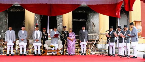 नवनियुक्त चार जना मन्त्रीले लिए पद तथा गोपनीयताको शपथ