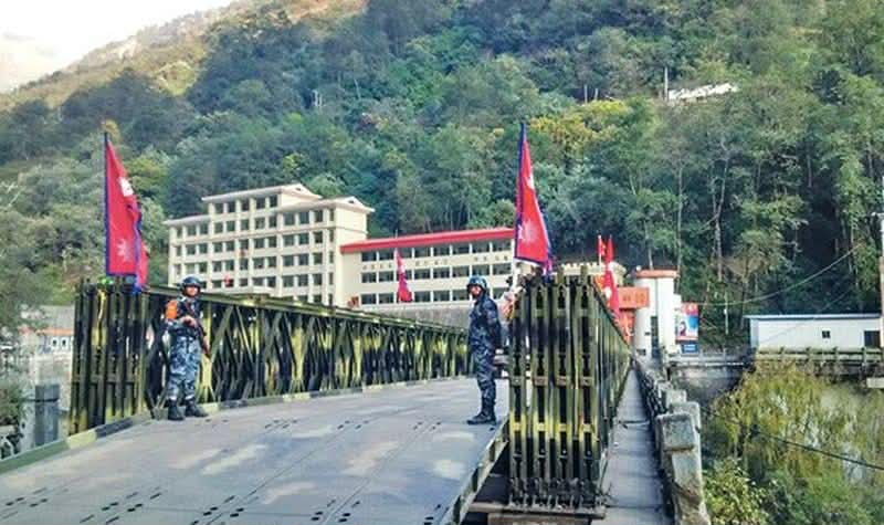 प्रतिनिधि सभा निर्वाचन लक्षित गर्दै तातोपानी नाका अस्थायी रूपमा बन्द   