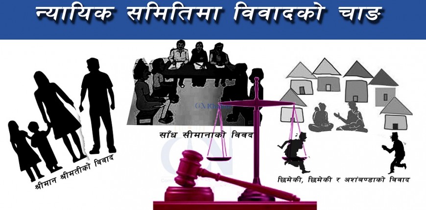 न्यायिक समितिमा साँध, सीमाना मिचिएको विवाद धेरै