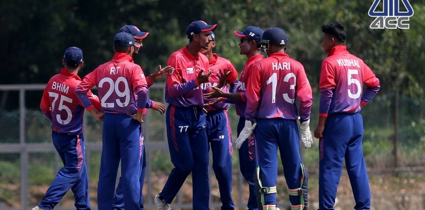 एसीसी यु–१९ इस्टर्न रिजन क्रिकेटमा नेपालद्वारा सिङ्गापुर पराजित