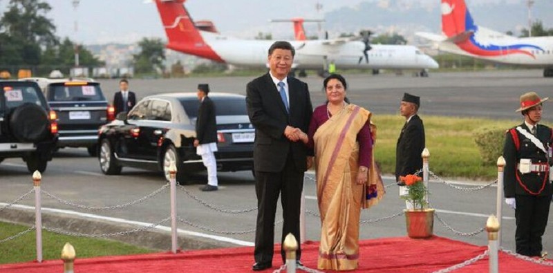 चिनियाँ राष्ट्रपति सी चिनफिङ काठमाडौँमा