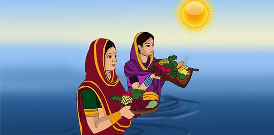 उदाउँदो सूर्यलाई अर्घ्य दिई छठ पर्वको समापन