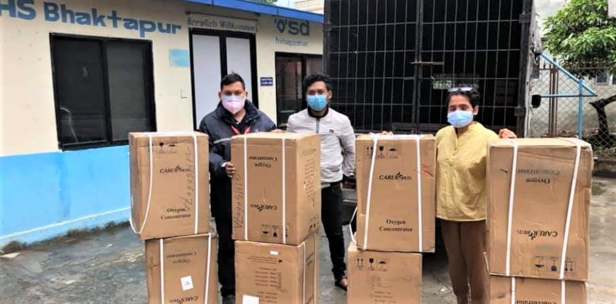 ८ अस्पतालमा राधा पौडेल फाउण्डेसनको सहयोग