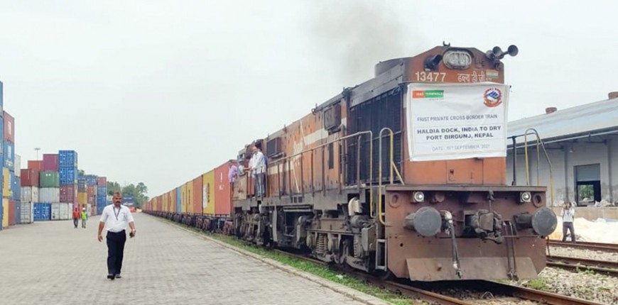 निजी क्षेत्रको कार्गो रेल पहिलो पटक नेपालमा