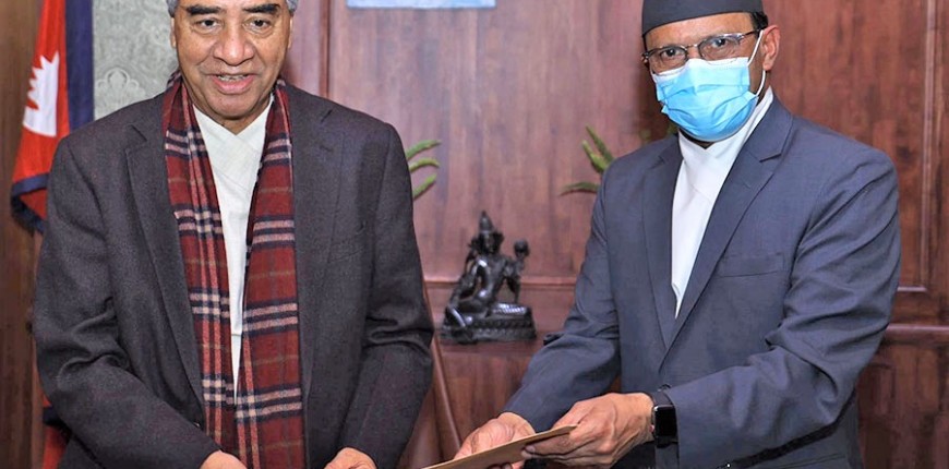 रक्षा मन्त्री मिनेन्द्र रिजालद्वारा पदबाट राजीनामा