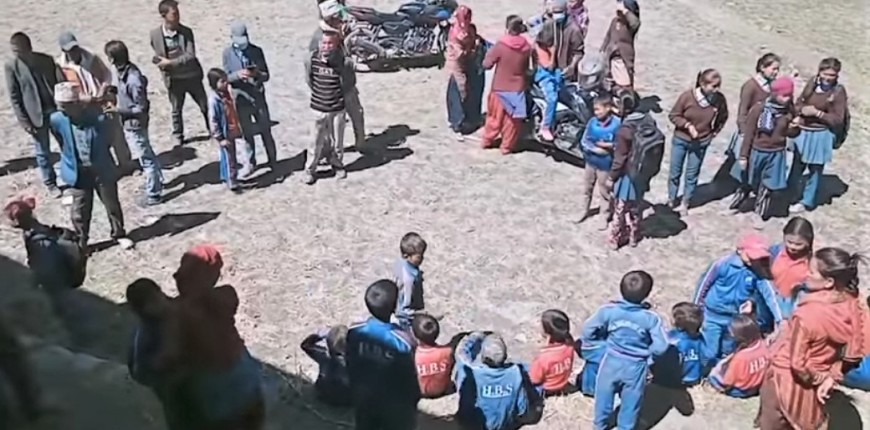 जुस खाँदा जुम्लाका २५ विद्यार्थी बिरामी परे