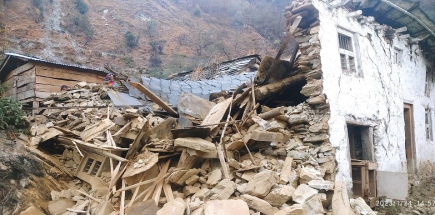 भूकम्पमा परि बाजुरामा एक जनाको मृत्यु 