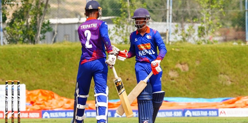 यू १९ विश्वकप छनोट:नेपालको लगातार चाैथो जित, मलेसिया १० विकेटले पराजित