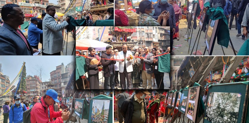 सेतो मच्छिन्द्रनाथ रथ जात्रामा फोटो प्रदर्शनी