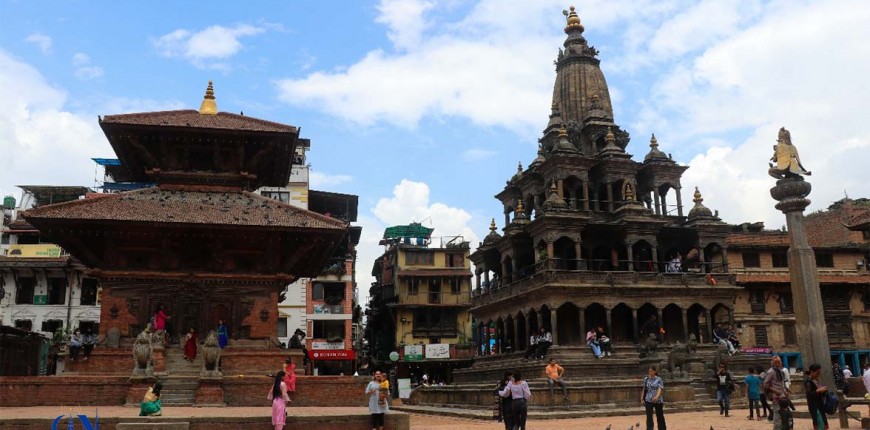 तस्बिरमा पाटन दरबार परिसर