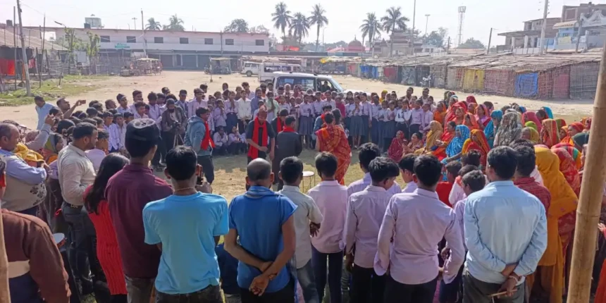 लैङ्गिक हिंसाविरुद्धको सन्देशसहित सप्तरीको छिन्नमस्तामा सडक नाटक देखाइयो