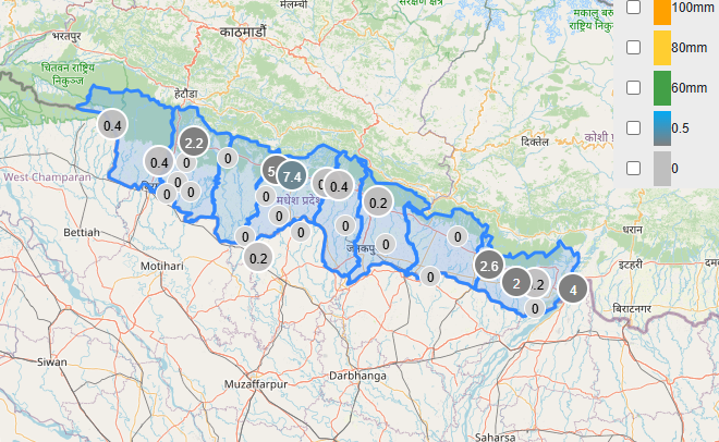 पानी परेपछि मधेशमा राहत, तर पर्याप्त पानी परेन 