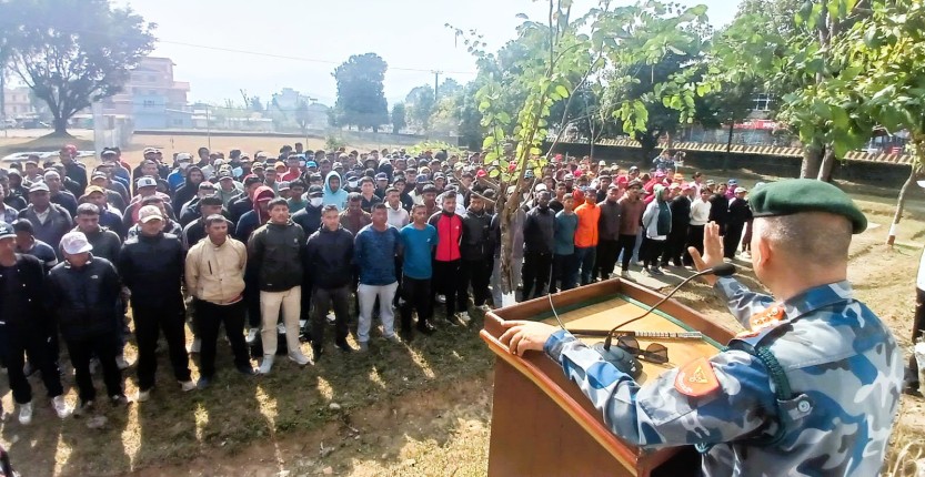 भ्रामक र मिथ्या सूचनालाई चिरेर राज्यले लिएको लक्ष्य प्राप्तीका लागि एक हुन सशस्त्र प्रहरी महानीरिक्षक अर्यालको आग्रह