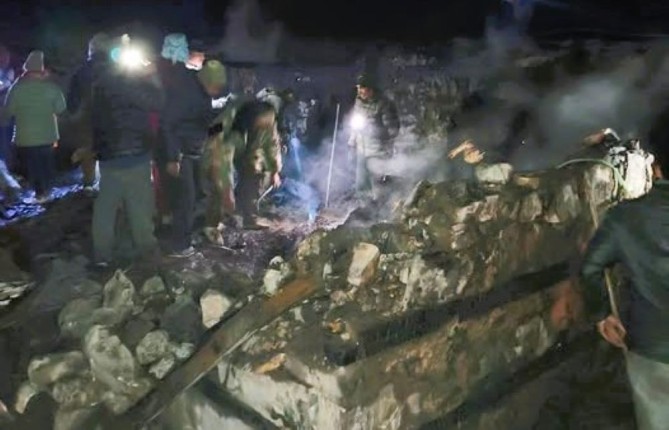 हुम्लाको सर्केगाड रिपमा आगालीः २ घाइते, ५ घरमा क्षति 