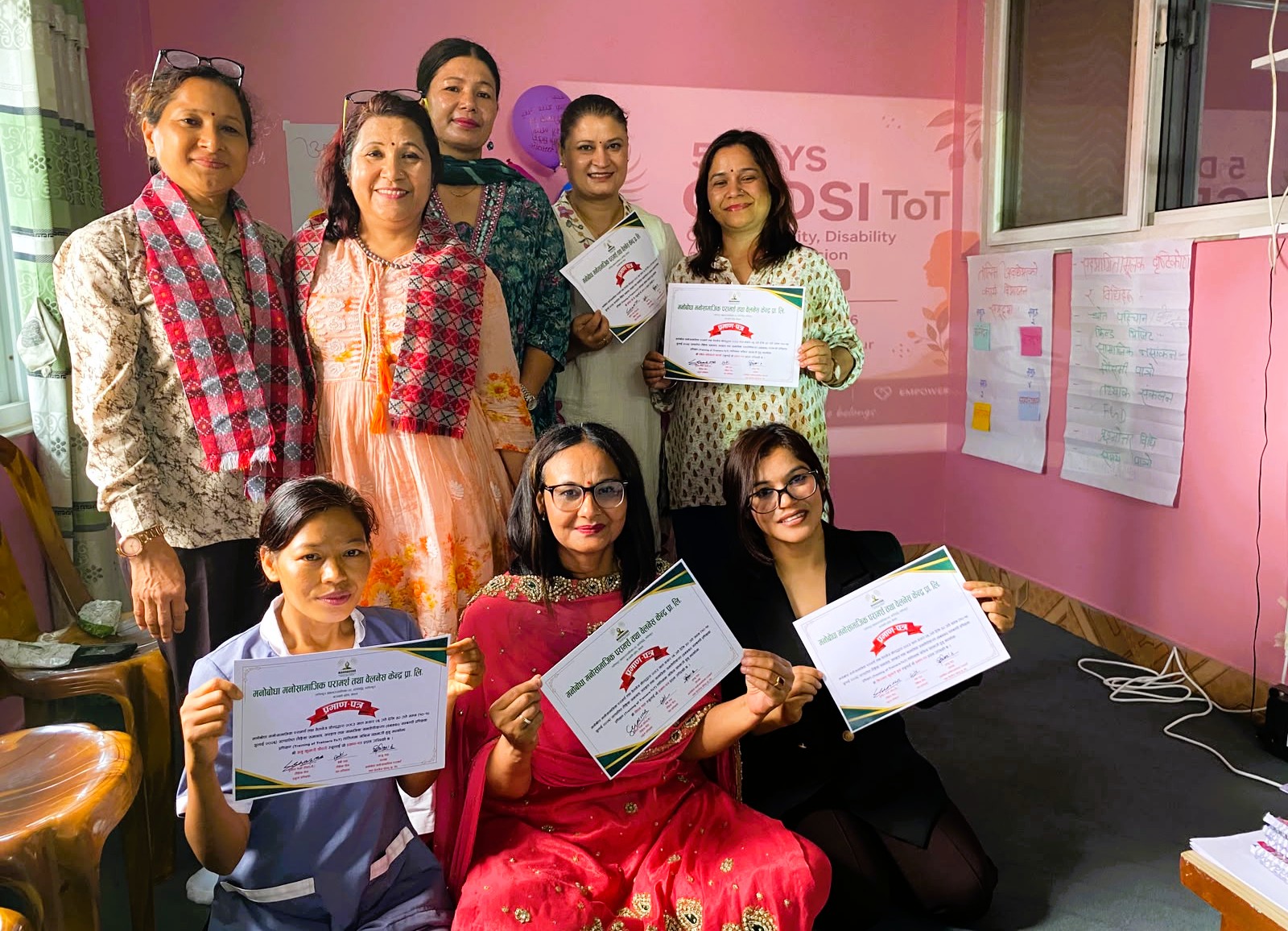 मनोबोधाको आयोजनामा जेडसी प्रशिक्षक प्रशिक्षण तालिम सम्पन्न